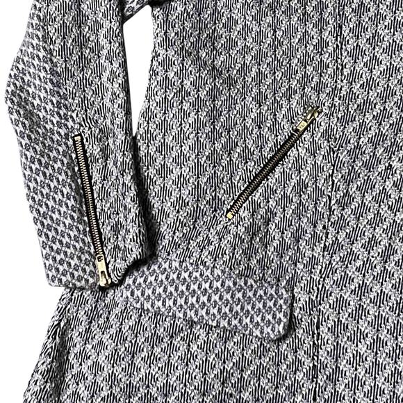 Lucky Lotus by Lucky Brand Gray Knit Moto Jacket 1X - Picture 8 of 15